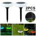 HOTBEST Solar Ground Lights Solar Powered Waterproof Garden Pathway Outdoor in-Ground Lights with Light Sensor for Garden Driveway Lawn Pathway Yard Pool Step and Walkway