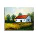 Stupell Industries Countryside Meadow Cottage Landscape Painting Gallery Wrapped Canvas Print Wall Art Design by Ziwei Li