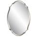 28 x 42 Modern Round Accent Mirror with Curved Edges Bronze Gold Finish- Saltoro Sherpi