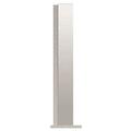 CRL PP43EPS Polished Stainless 12 High 1-1/2 Square PP43 Plaza Series Counter/Partition End Post