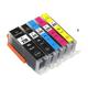 5 Pack High-Yield Compatible Ink Cartridge For Canon 270XL 271XL PGI270XL BK CLI271XL BK/C/M/Y For use with Canon Pixma MG5720 5721 5722 6820 6821 6822 7720 TS5020 6020 6120 8020