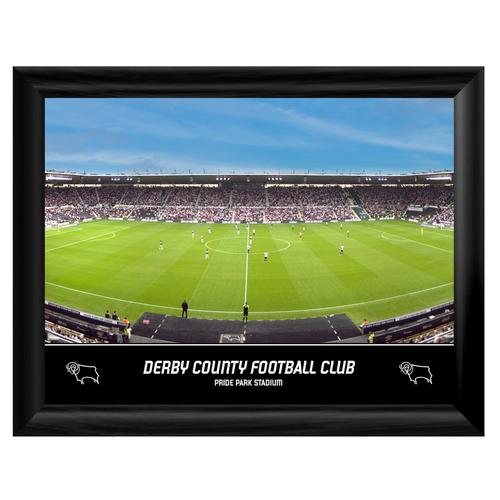 Derby County Panorama-Stadion-Kick-Off-Rahmen – 40,6 x 30,5 cm