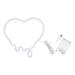 Decorative Melting Heart Neon Light Heart Neon Sign Light Neon Sign for Bedroom