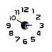 iOPQO Alarm Clock Diy Wall Clock 3D Mirror Surface Sticker Home Office Decor Clock Wall Clock