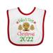 Inktastic Babys First Christmas 2022 Gingerbread Boys or Girls Baby Bib