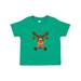 Inktastic Cute Christmas Reindeer with Red Nose Ornaments and Bow Tie Boys or Girls Baby T-Shirt