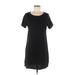 Old Navy Casual Dress - Shift: Black Solid Dresses - Women's Size Medium