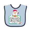 Inktastic Baby s First Christmas Boys or Girls Baby Bib