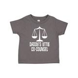 Inktastic Lawyer Daddys Little Co Counsel Boys or Girls Toddler T-Shirt