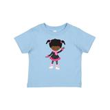 Inktastic African American Girl Ice Skating Girl Cute Girl Girls Baby T-Shirt