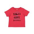 Inktastic Im Your Fathers Day Gift Mom Says Youre Welcome in Pink Boys or Girls Baby T-Shirt