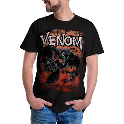 Men's Big & Tall Marvel® Comic Graphic Tee by Marvel in Venom (Size 3XL)