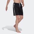 Badehose ADIDAS PERFORMANCE "3STREIFEN CLX" Gr. XXL, N-Gr, schwarz-weiß (black, white) Herren Badehosen Bekleidung