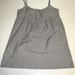 J. Crew Tops | J. Crew Women’s Pinstripe Babydoll Spaghetti Strap Top. Sz Xs | Color: Gray/White | Size: Xs