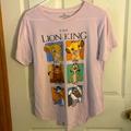 Disney Tops | Disney Lion King Top. Xl | Color: Pink | Size: Xlj