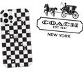 Coach Accessories | Coach Designer Black White Squares Checkered Iphone 12 Pro Hard Case | Color: Black/White | Size: Os