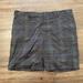 Nike Shorts | Nike Golf Dri Fit Mens Plaid Athletic Chino Golf Shorts Size 42 | Color: Black | Size: 42