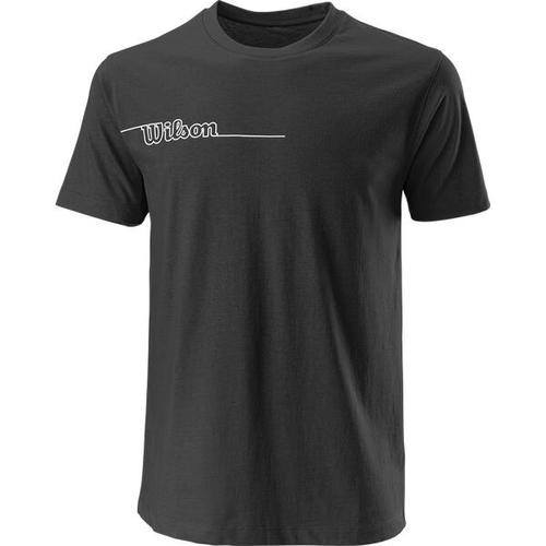 WILSON Herren Shirt TEAM II TECH TEE Bk, Größe S in Grau