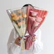Sacs d'emballage en plastique imperméables pour bouquet de roses sac d'emballage de fleurs rose