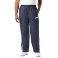 Men's Big & Tall FILA® Side Stripe Nylon Track Pants by FILA in Navy White Red (Size 4XL)