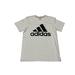 Adidas Shirts | Adidas The-Go-To-Performance Tee Mens T-Shirt Printed Logo Gray Size Medium | Color: Gray | Size: M