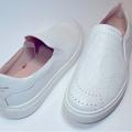 Kate Spade Shoes | Kate Spade Perforated Heart Slip On Sneakers | Color: White | Size: 10