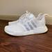 Adidas Shoes | Adidas Nmd R1 Designed With Swarovski Crystals Women’s Size 10.5 - Mens Size 9 | Color: Silver/White | Size: 10.5
