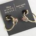 Kate Spade Jewelry | Kate Spade New York X Minnie Mouse Stone Hoops & Dust Bag Nwt | Color: Gold | Size: Os