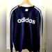 Adidas Sweaters | Adidas 3s Pullover Sweatshirt Men’s Size Large (L) | Color: Blue/White | Size: L