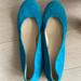 J. Crew Shoes | J. Crew Baller Flats In Suede Leather | Color: Blue/Green | Size: 6.5