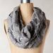 Anthropologie Accessories | Anthropologie Gray Infinity Scarf. New, Never Worn. Cute!! | Color: Gray | Size: Os