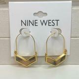 Nine West Jewelry | 3 For $21 - Nwt - Nine West Gold Tone & Tortoise Shell Geometric Drop Earrings | Color: Gold/Tan | Size: Os