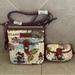 Dooney & Bourke Bags | Dooney & Bourke Disney Rare Hard To Find Aulani Flap Wristlet And Crossbody Nwt! | Color: Brown/Cream | Size: Os