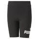 Leggings PUMA "Essentials+ Radlerhose mit Logo Kinder" Gr. 164, Normalgrößen, schwarz (black) Kinder Hosen Leggings