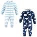 Hudson Baby Unisex Toddler Plush Jumpsuits Safari Silhouette 2T