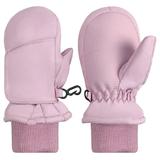 N Ice Caps Kids Toddler Thinsulate Waterproof Winter Snow Mittens | Boys Girls Easy-on Wrap Gloves