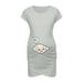 Print Cartoon Dress Pregnancy sleeveless Maternity Letter Women Nusring Dress Maternity dress