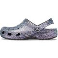 Crocs Unisex-Adult Classic Sparkly Clog | Metallic and Glitter Shoes, Black/Multi, 4 UK Men / 5 UK Women, 4 UK Men/ 6 UK Women