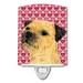 Caroline s Treasures LH9143CNL Border Terrier Hearts Love and Valentine s Day Portrait Ceramic Night Light 6x4x3