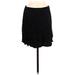 H&M Casual Skirt: Black Solid Bottoms - Women's Size Medium