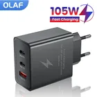 Olaf – Chargeur USB 105W Type C charge rapide adaptateur secteur pour téléphone portable
