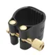 Attache en Ligature pour Saxophone Alto embout en caoutchouc cuir artificiel accessoires durables