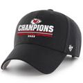Men's '47 Black Kansas City Chiefs 2022 AFC Champions MVP Adjustable Hat