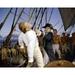 Mutiny on the Bounty 1962 Marlon Brando punches Trevor Howard on deck 4x6 photo poster