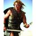 Brad Pitt looks buff in costume as Achilles from 2004 Troy 4x6 photo inch poster