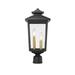 Millennium Lighting - Eldrick - 2 Light Outdoor Post Lantern-18.8 Inches Tall