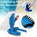 ALING Swimming Pool Cleaning Tool-Pool Brush-Professional Pond Jet Vacuum Brush Pool Brush Skimmer Cleaner Spa Tool Fast Cleaning Debris Pickup Removal Pond Bag-Handheld