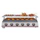 Oukaning 6 Burner Portable Gas Grill BBQ Tabletop Cooker Stainless Steel Home/Commercial Use