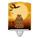 Caroline s Treasures BB4352CNL Halloween Shih Tzu Silver Chocolate Ceramic Night Light 6x4x3 multicolor