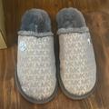 Michael Kors Shoes | Michael Kors Slipper Shoes | Color: Gray/Silver | Size: 8